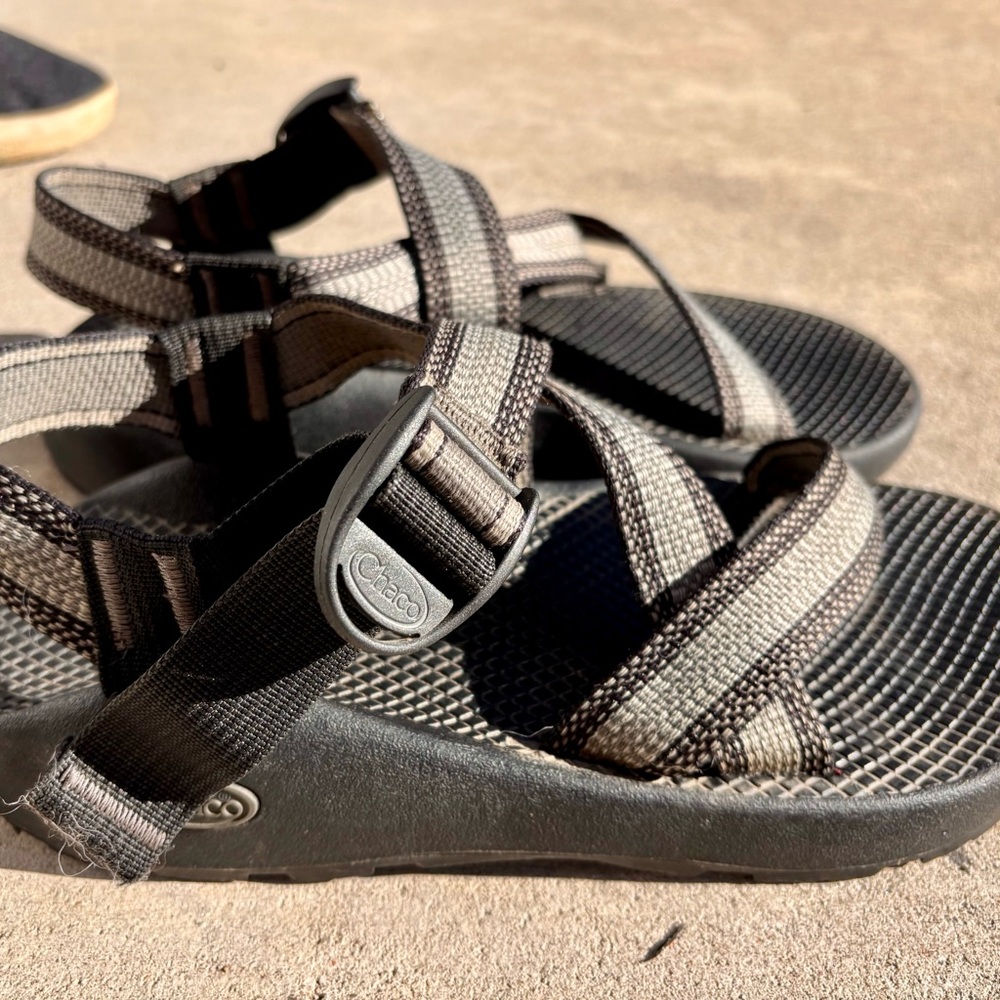 Chaco Black and Gray Sandals - Picture 3 of 4